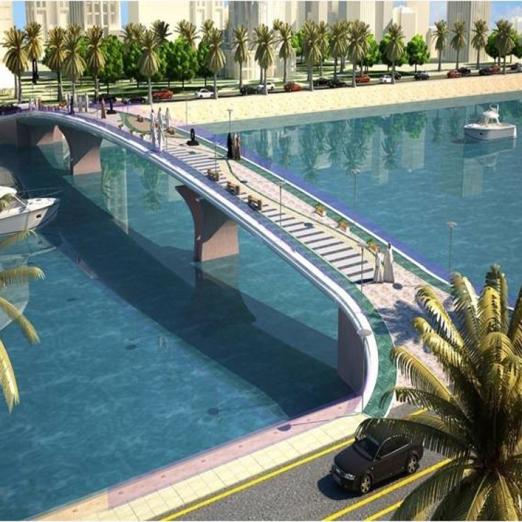 Al Marina Development, Lagoon Pedestrian Bridge, KSA