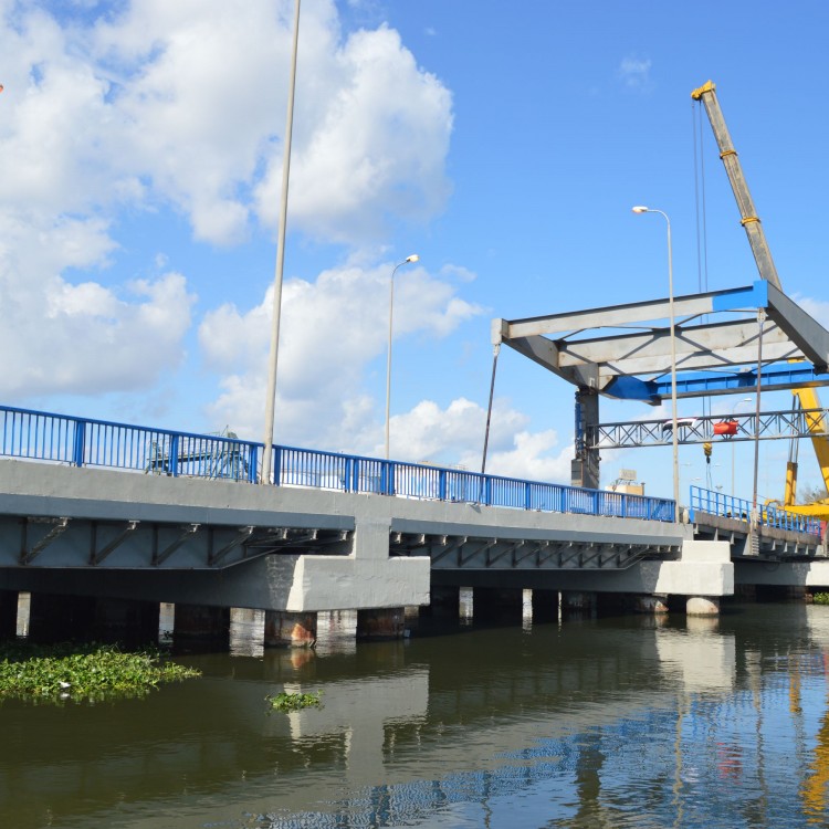 Azmy Bridge, Port Said, Egypt